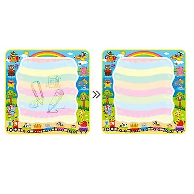 100*100cm Doodle Mat Aqua Water Drawing Painting Mat ,with Magic Pens AZ13283