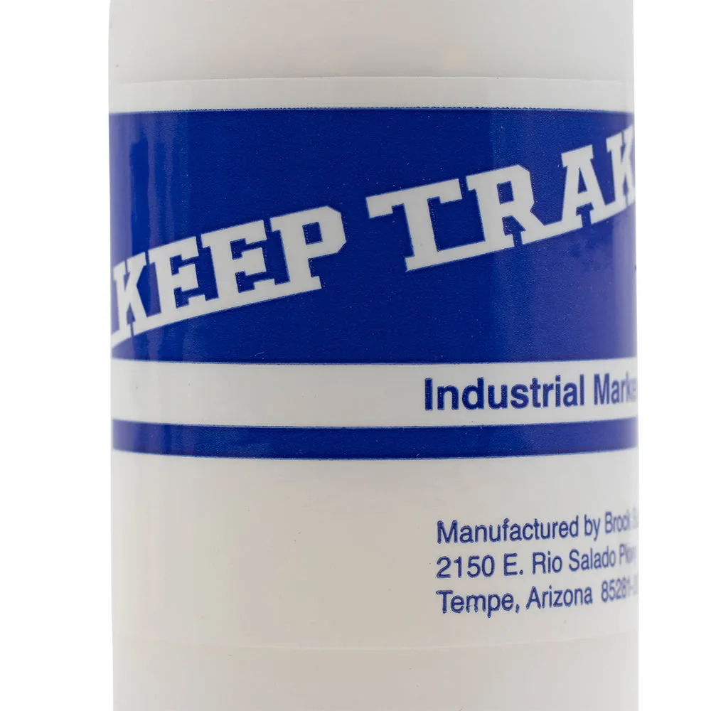 12 Pc Set 1 Dozen 2 oz White Refillable Keeptrak Paint Markers for Automotive Industrial Art Craft Hobby