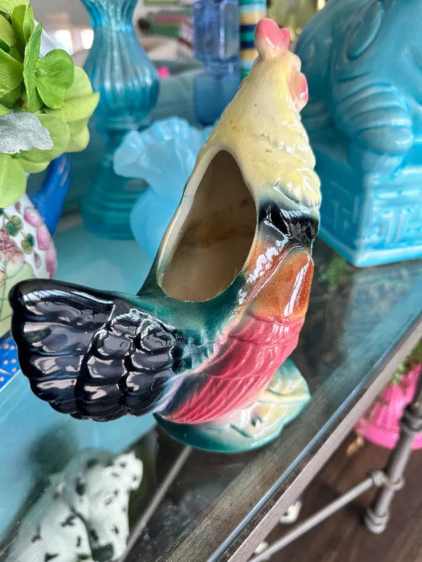 1950's Royal Copeley Rooster Planter