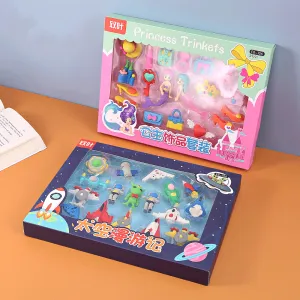Adventures Of Space Explorer  Eraser Combo Set.