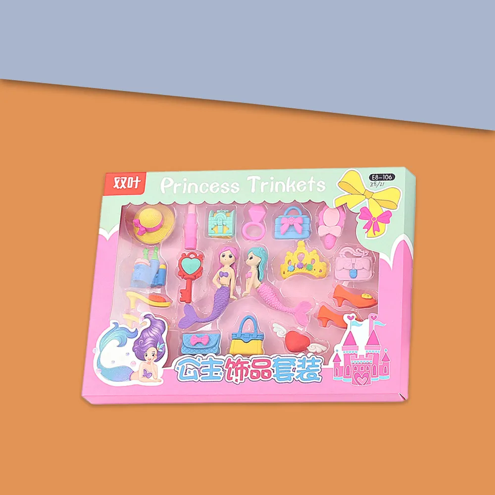 Adventures Of Space Explorer  Eraser Combo Set.