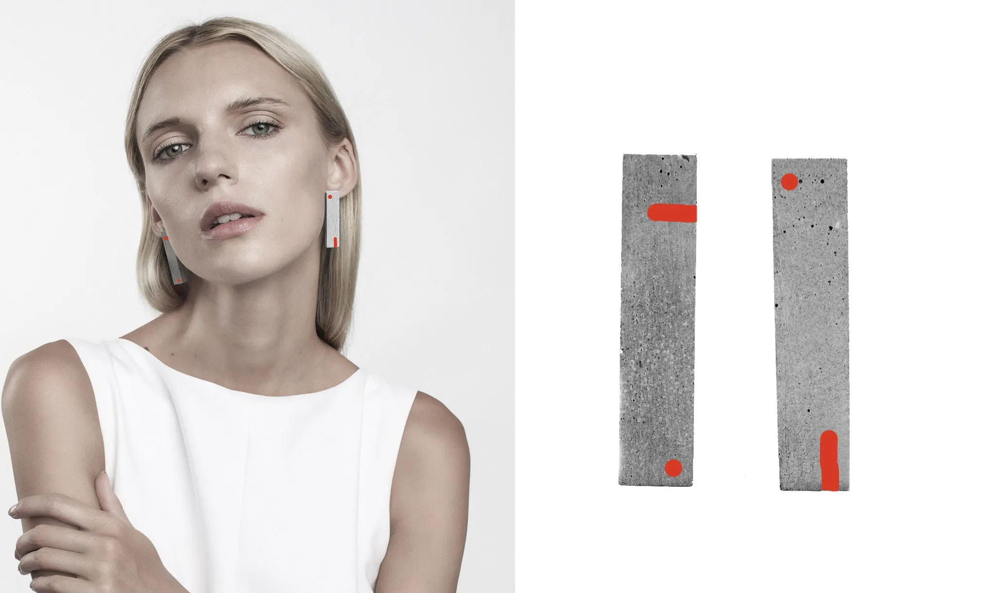 BLOCK earrings for MO museum