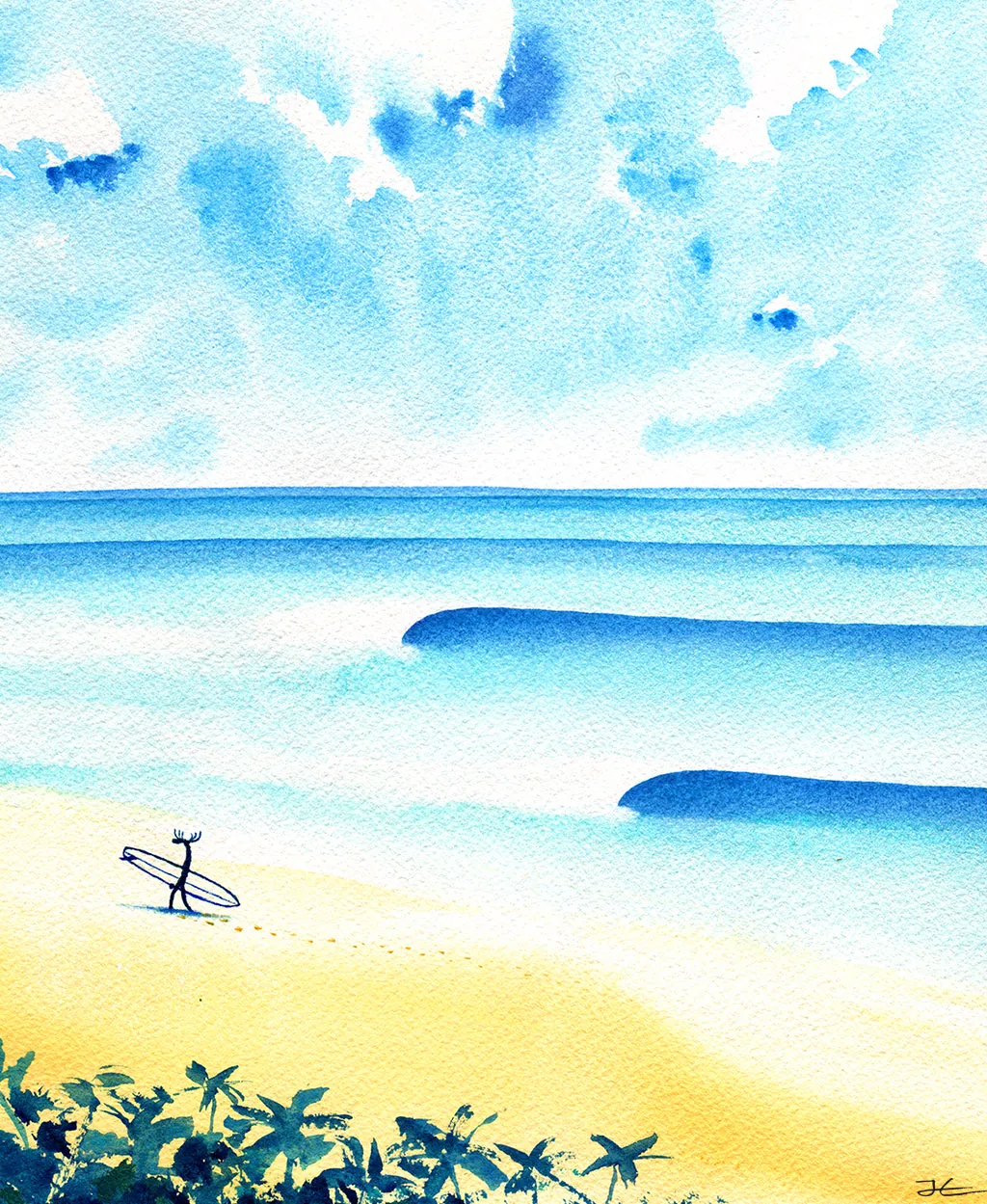 Blue Peelers - Print/ Framed Print