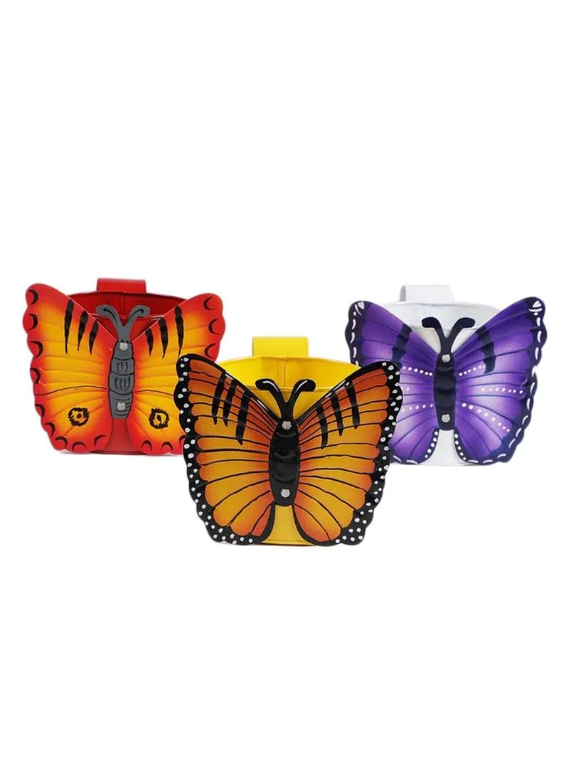 Butterfly Metal Railing Planter (Set of 3)