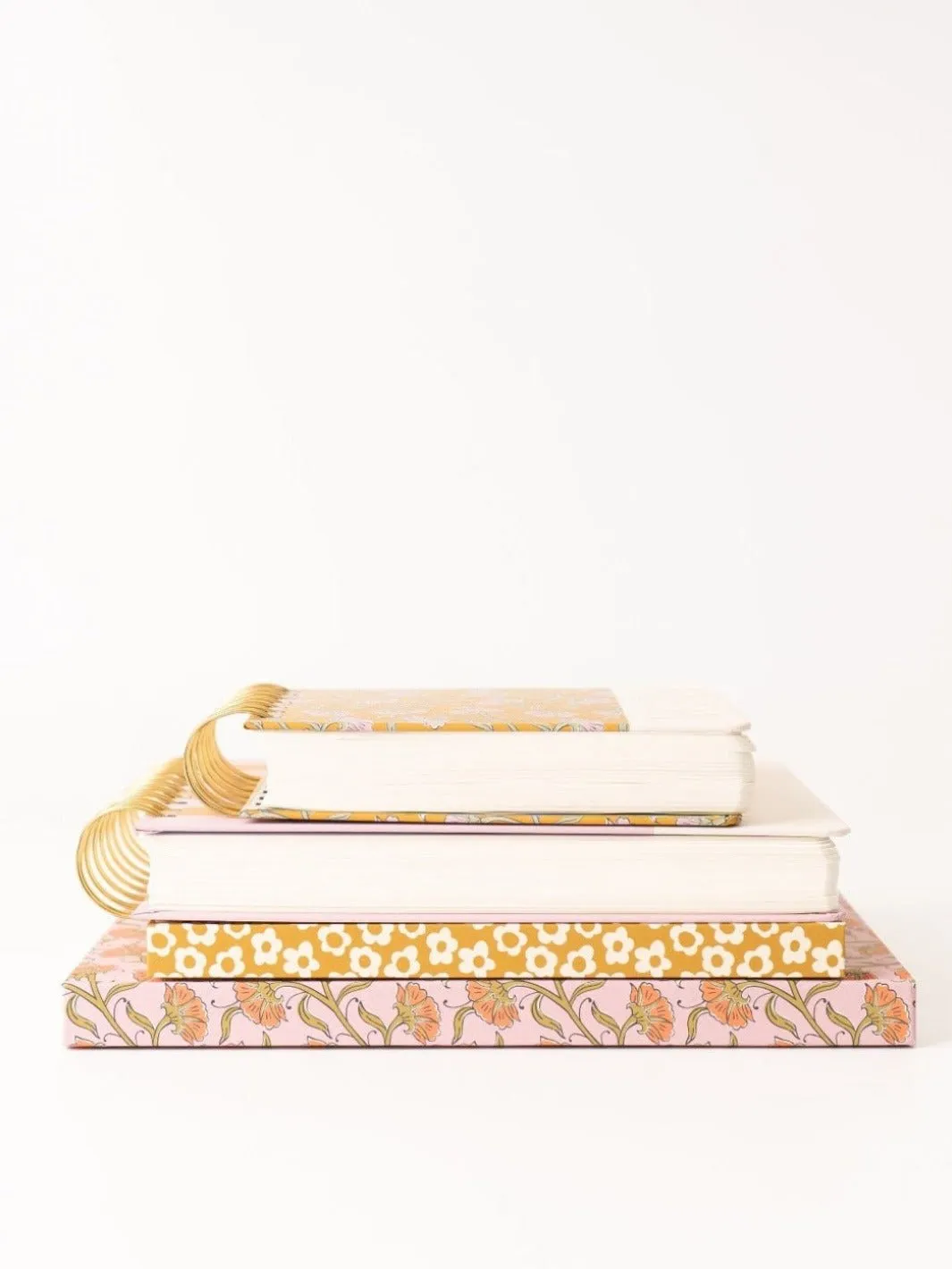 Chunky Lilac and Ochre Stripe Notepad