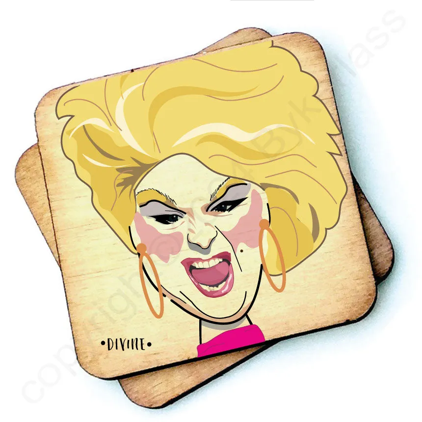 Divine Character Wooden Coaster - RWC1