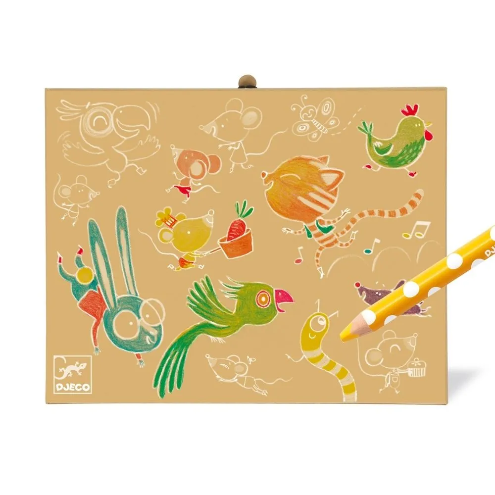 Djeco Arts and Crafts- Box of Colours for Toddlers
