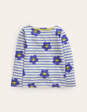 Fun Breton-Blue Flower