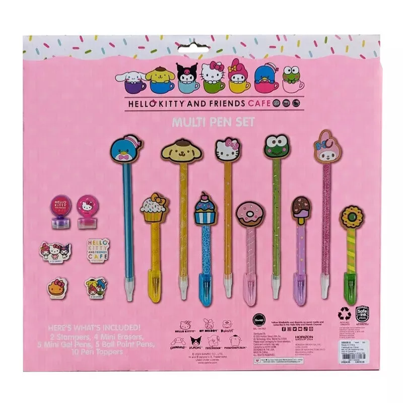 Hello Kitty and Friends Cafe Character Pen Set