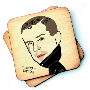 Holly Johnson Character Wooden Coaster - RWC1