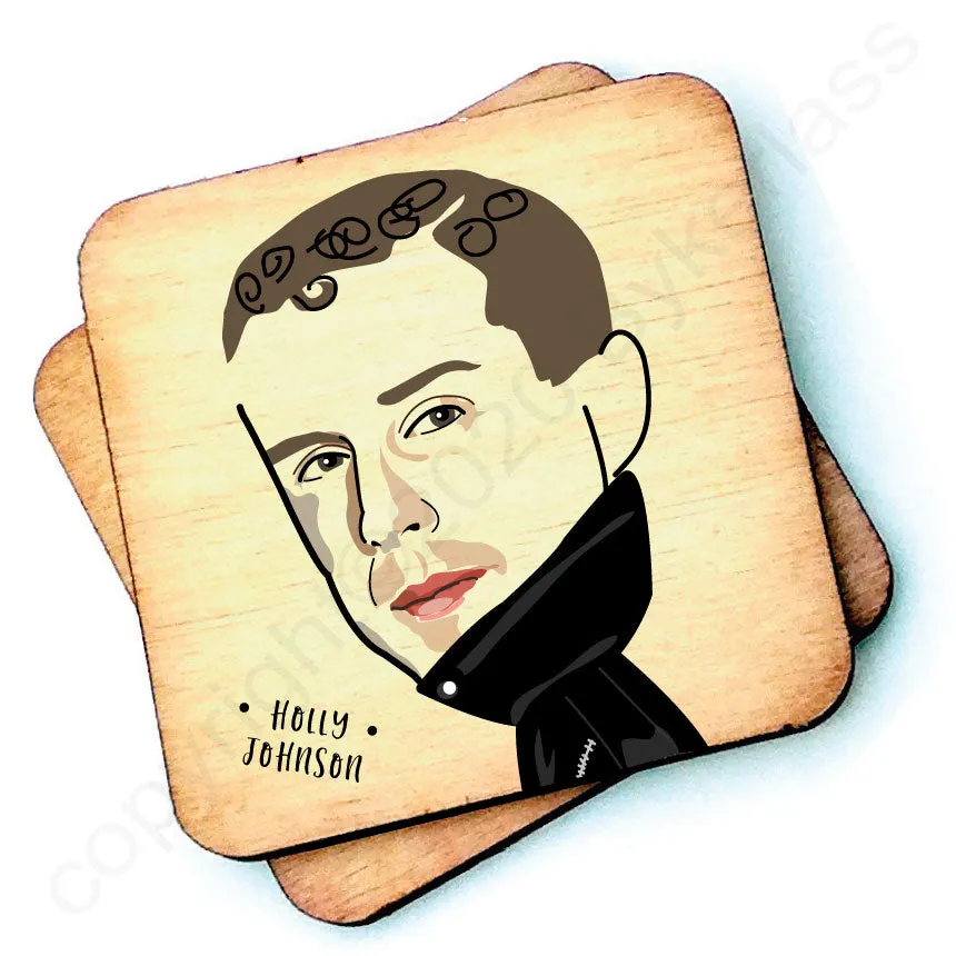 Holly Johnson Character Wooden Coaster - RWC1