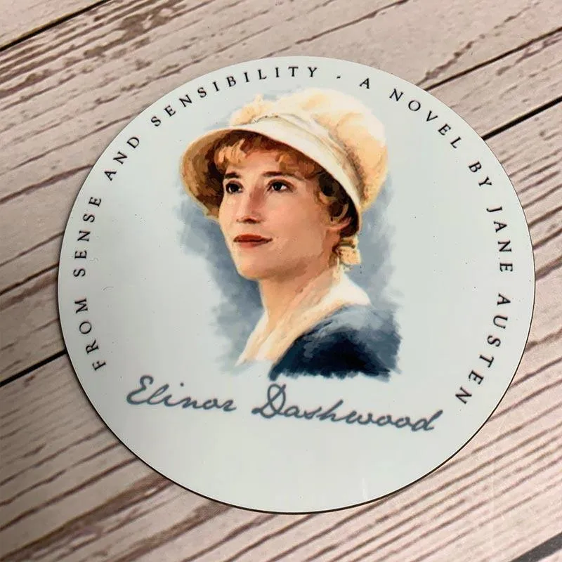 Jane Austen Coasters - Heroines Design