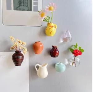 LAST DAY PROMOTION -50% OFFMini Ceramic Vase Fridge Magnet