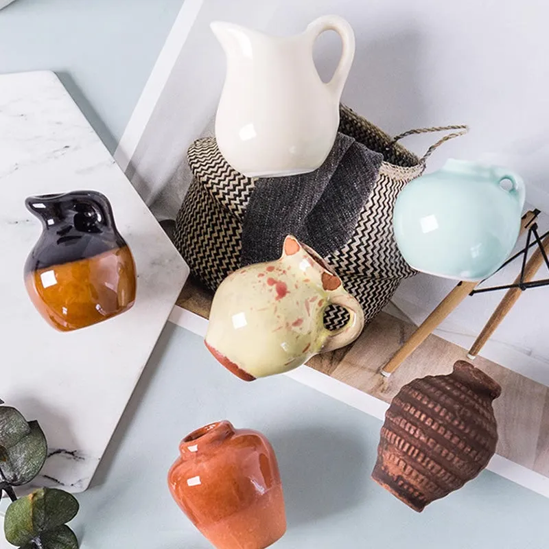 LAST DAY PROMOTION -50% OFFMini Ceramic Vase Fridge Magnet