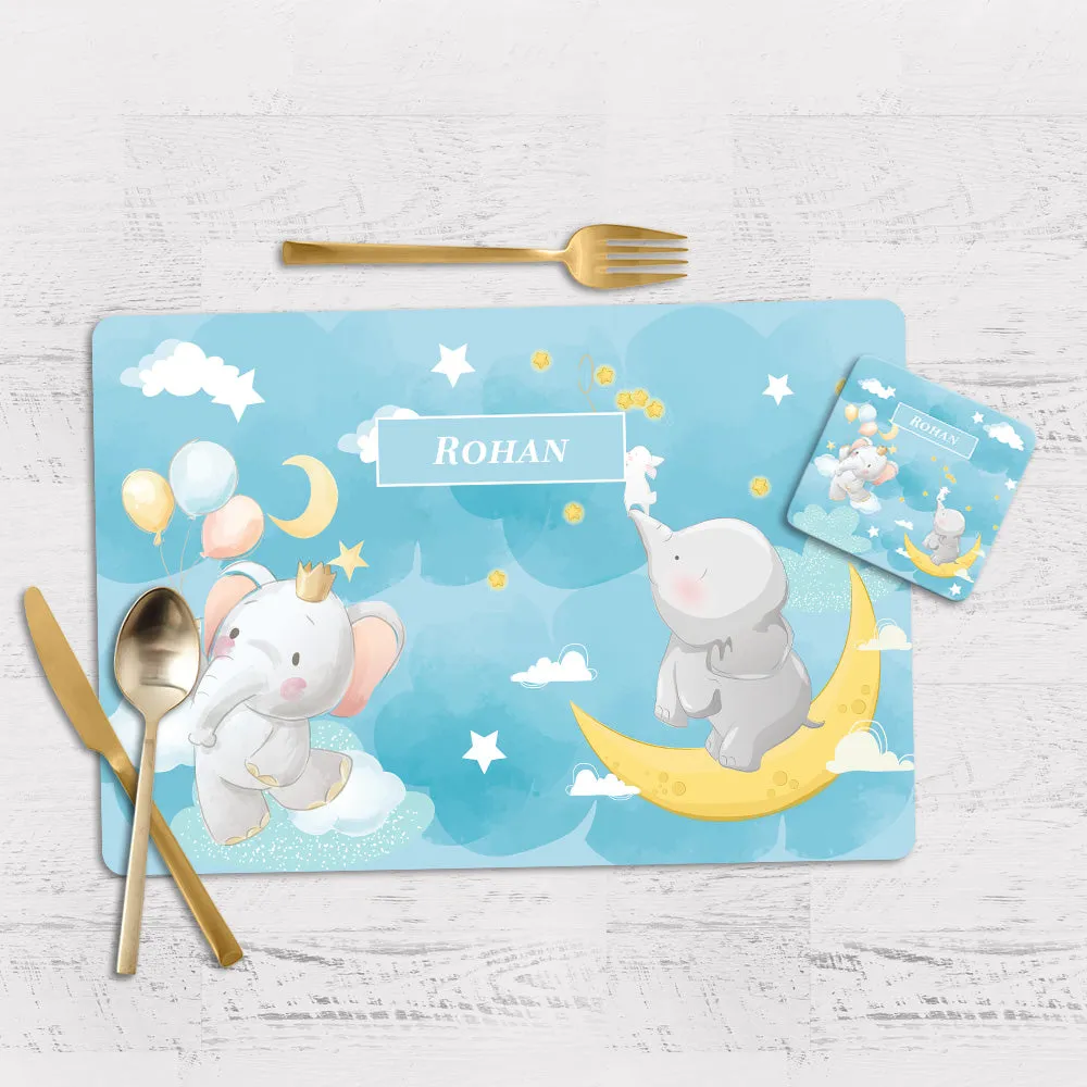 Lil Forest Friends Tableware Set (kids) (4 Placemats & 4 Casters)