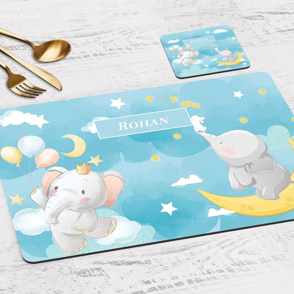 Lil Forest Friends Tableware Set (kids) (4 Placemats & 4 Casters)