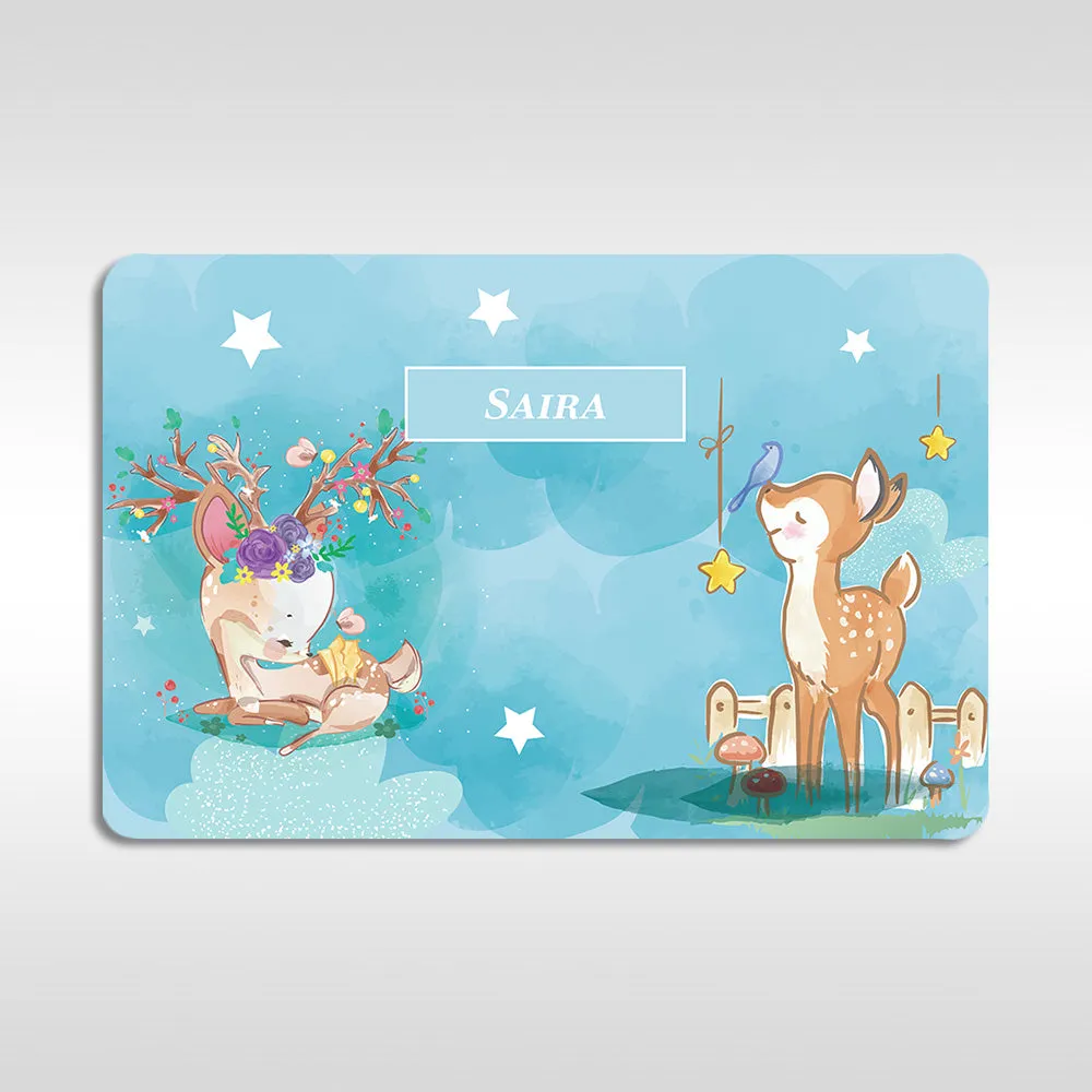 Lil Forest Friends Tableware Set (kids) (4 Placemats & 4 Casters)