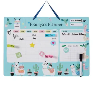 Magnetic Planner - Llama & Cactus