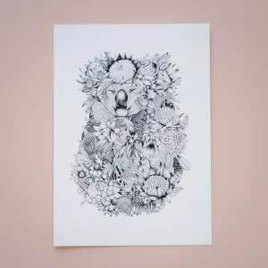 Native Slumbers Giclée Print