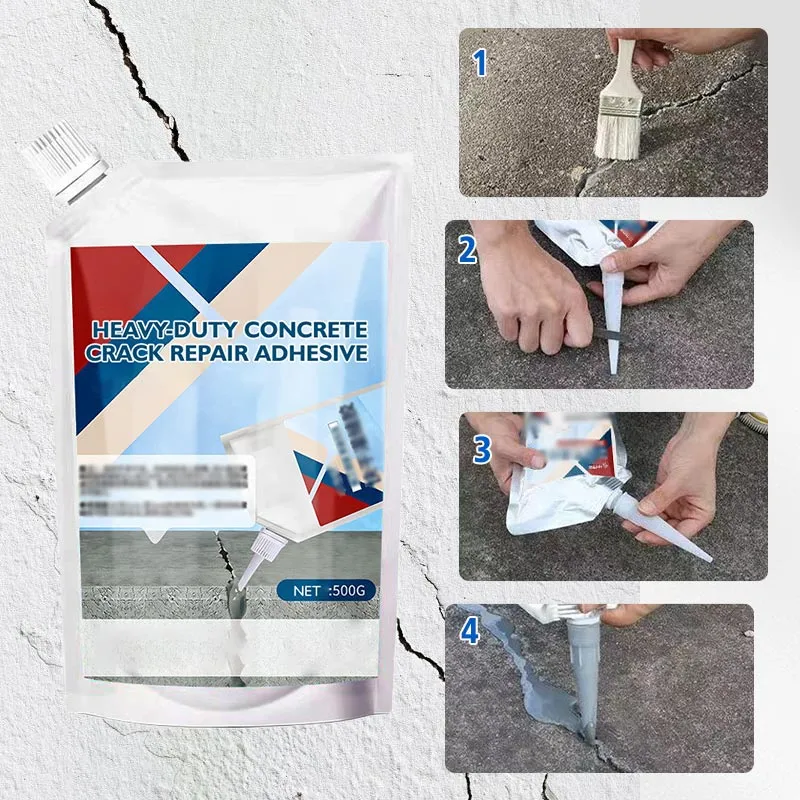 New UpgradeHeavy-Duty Concrete Crack Repair Adhesive
