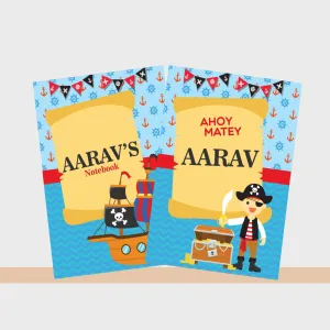 Notebooks, Set of 2<br/>Pirate Theme
