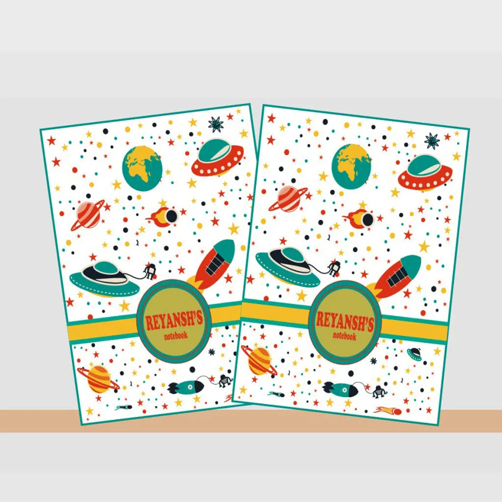 Notebooks, Set of 2<br/>Space Theme
