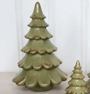 Olive Concrete Christmas Tree
