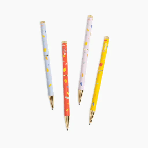 Pattern Twist Pen (Red Chips)