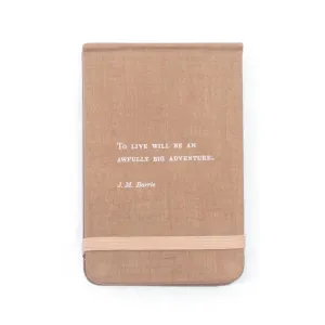 Peter Pan Fabric Notebook