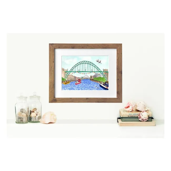 The Tyne Bridge Newcastle Print (10"x8") by Zoe Emma Scott